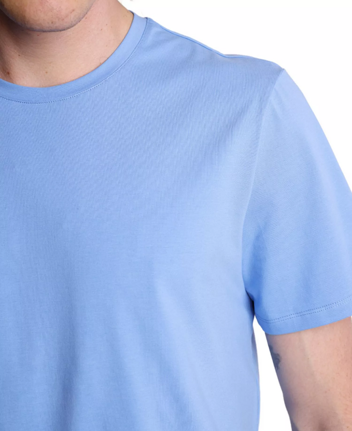 Translation missing: en.Paisley &amp; Gray Mens Lucas Slim Fit Short Sleeve Crewneck T-Shirt Easy Blue-Small