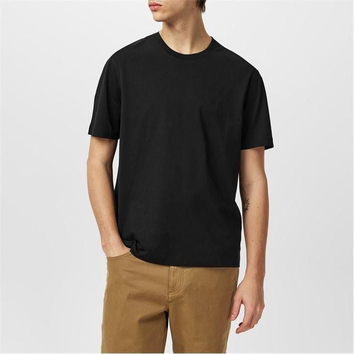 Translation missing: en.Ted Baker Regular Fit Tywinn Mens Black T-Shirt Cotton - Size Small