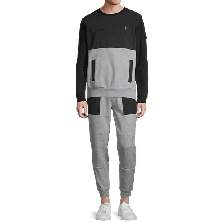 Translation missing: en.Polo Ralph Lauren Men's Water Repellent Hybrid Sweatshirt in Grey Heather-Small