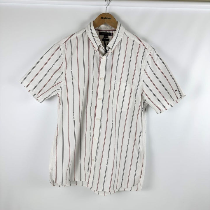 Translation missing: en.Tommy Hilfiger Button-Up Shirt Men's Size 2XL Double-Stripe Ancient White
