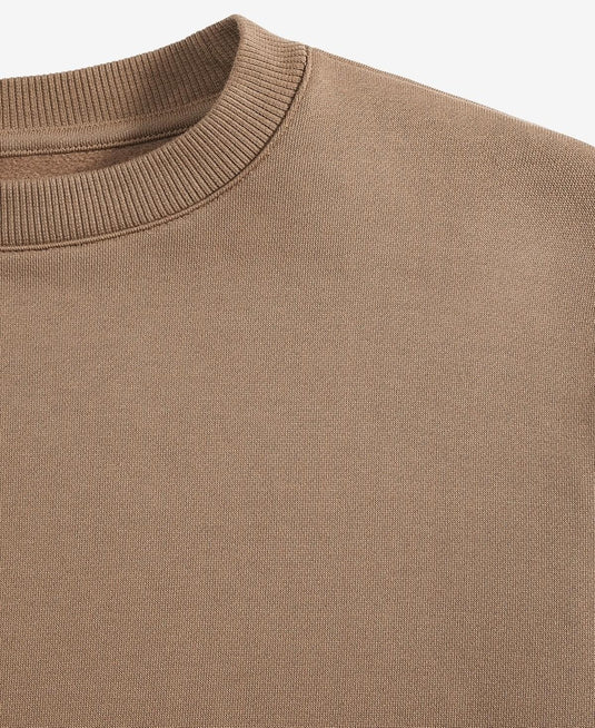 Translation missing: en.Mode of One Men's Relaxed-Fit Fleece Sweatshirt in Army Brown-XL