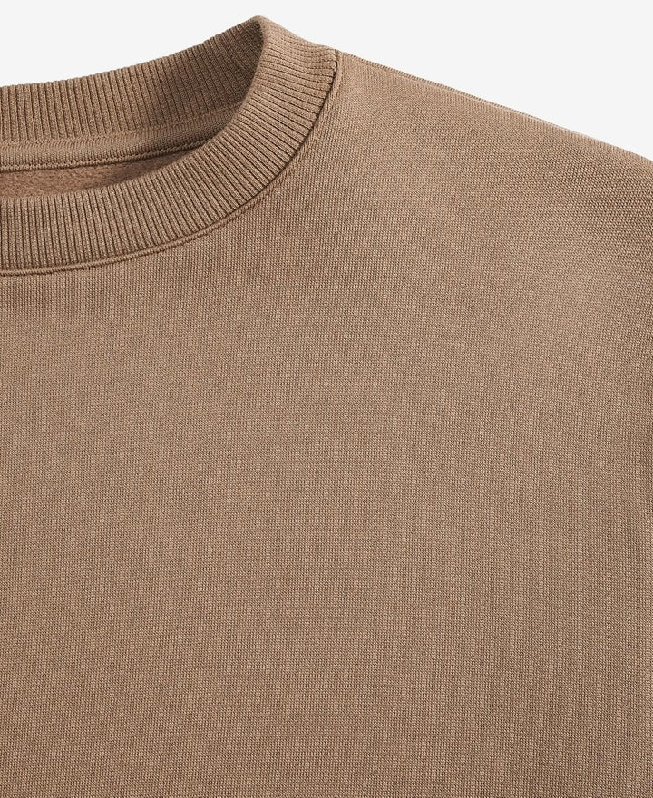 Translation missing: en.Mode of One Men's Relaxed-Fit Fleece Sweatshirt in Army Brown-XL