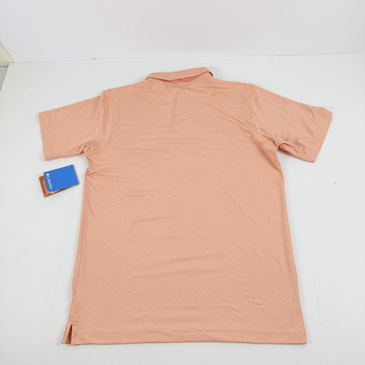 Translation missing: en.Columbia Men's Carter Short Sleeve Performance Crest Polo - Apricot Fizz-Small