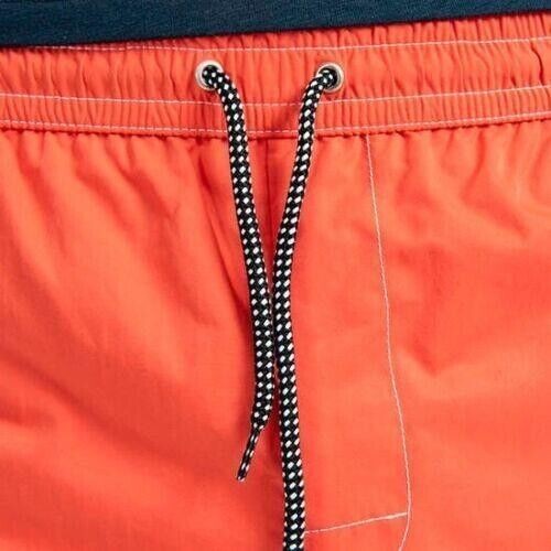 Translation missing: en.A.P.C. Men's Louis Solid Regular Fit Swim Trunks in Coral-2XL