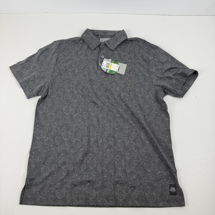 Translation missing: en.PGA TOUR Coconut Water Performance Polo Shirt  Charcoal Wind Heather-Medium