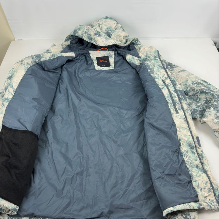 Translation missing: en.Bass Outdoor Men's Water Resist Performance Hooded Pocket Jacket White Multi -XL