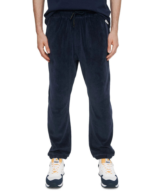 Translation missing: en.Eleven Paris Men's Regular-Fit Knit Cotton Velour Jogger Pants in Dress Navy-2XL