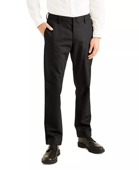 Translation missing: en.Dockers Signature Khaki Pants Beautiful Black 38x32 Mens Slim Fit Stain Defender