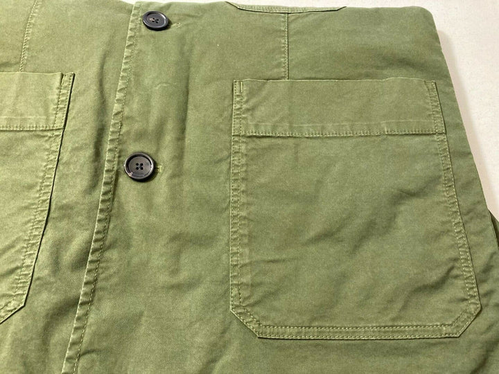 Translation missing: en.PS Paul Smith Convertible Collar Jacket in Olive Green-Size XS