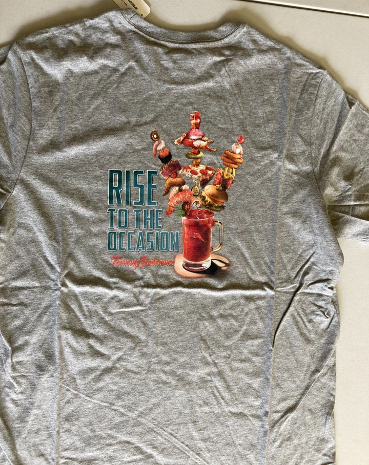 Translation missing: en.Tommy Bahama Men's Rise to the the Occasion T-Shirt in Grey Heather-Size Small