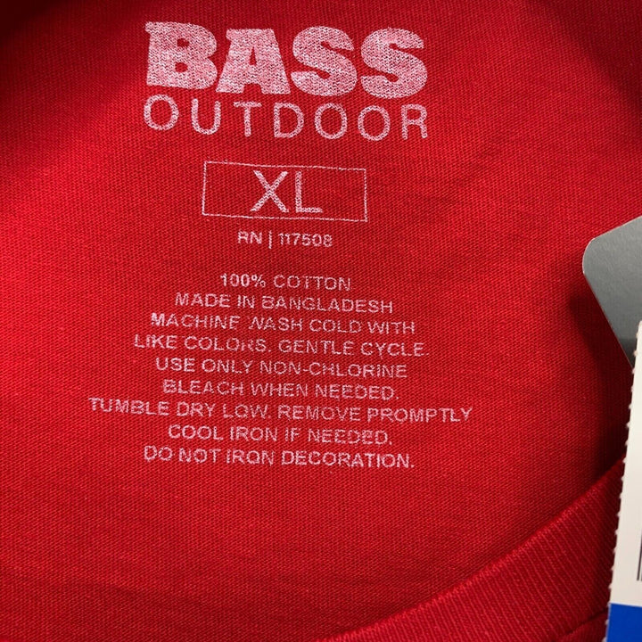 Translation missing: en.Bass Outdoor Men's Float T-shirt in Mountain Red-XL