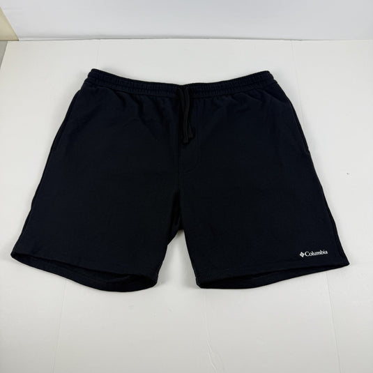 Translation missing: en.Columbia Men's Trek Relaxed-Fit Stretch Logo-Print Fleece Shorts - Black-2XL