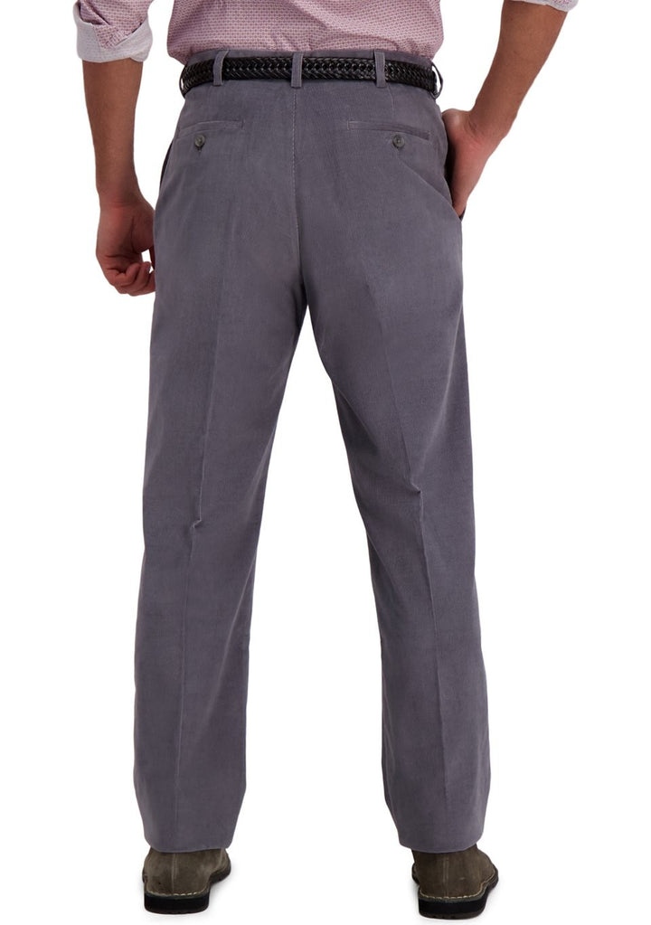 Translation missing: en.Haggar Men's Classic-Fit Premium Stretch Corduroy Pants Charcoal Grey-36x30