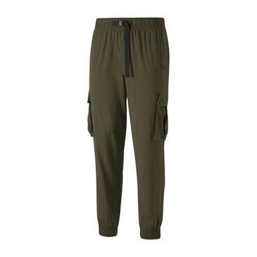 Translation missing: en.PUMA The Train Fav Cargo Pants Green Size Small Moisture Wicking Woven