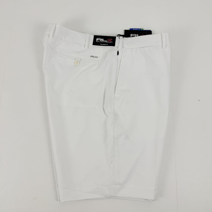 Translation missing: en.Ralph Lauren RLX Men's 9-Inch Tailored Fit Performance Golf Shorts White-38