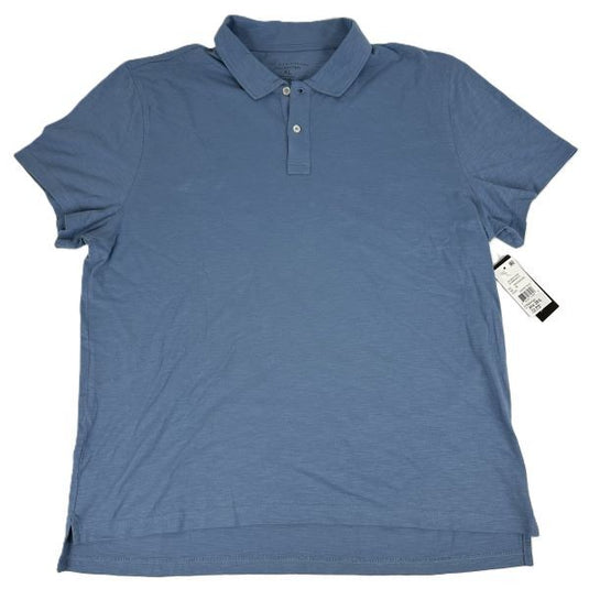 Translation missing: en.The Men's Store at Major Dept Store Cotton Slub Polo Shirt Coronet Blue-XL