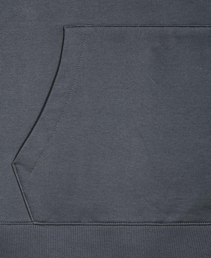 Translation missing: en.Mode of One Men's Relaxed-Fit Fleece Hoodie Ebony Grey-Large