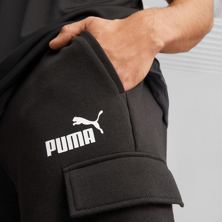 Translation missing: en.PUMA Mens Essentials 10 Inch Cargo Shorts Casual Bottoms Casual Black-Size Small