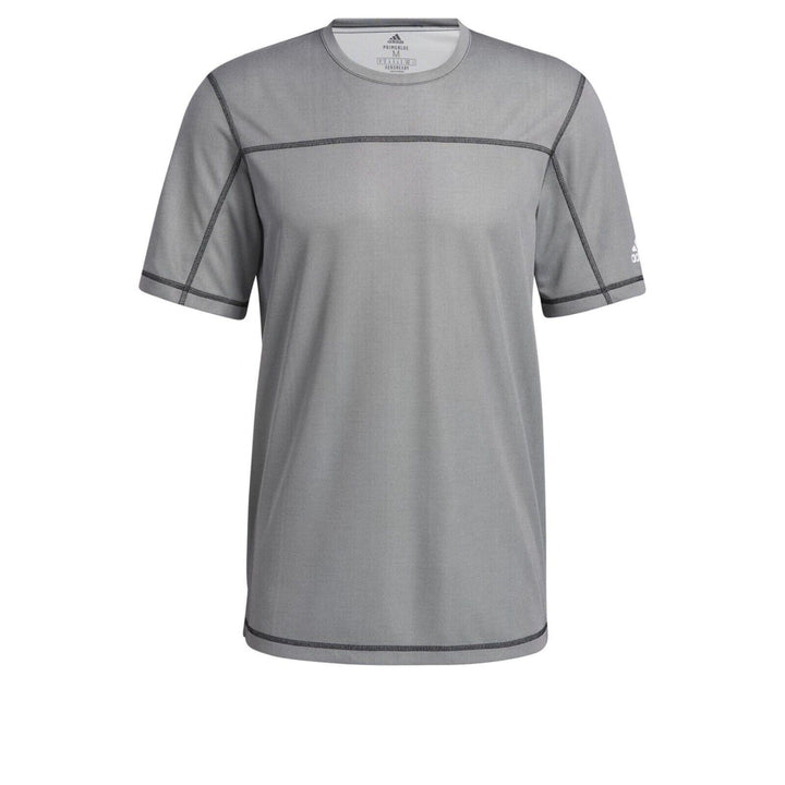 Translation missing: en.adidas Men's PrimeBlue Run For the Oceans T-Shirt Silver GM0471-Small