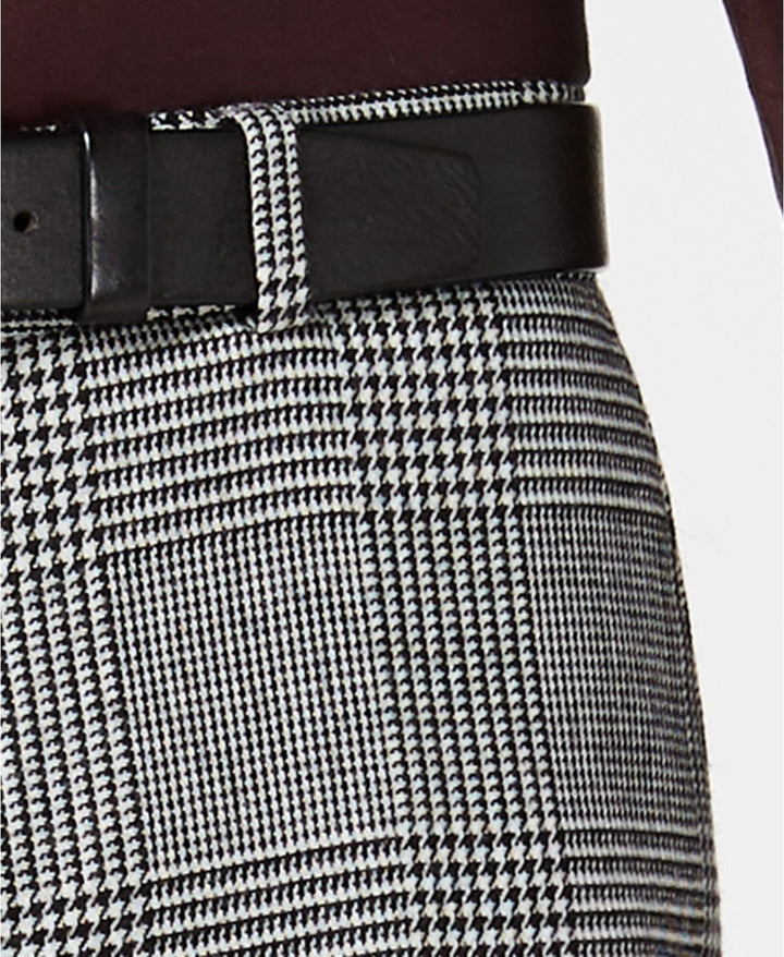 Translation missing: en.Bar III Men's Slim-Fit BI-Stretch UV Protect Black/White Plaid Suit Pants-32x32
