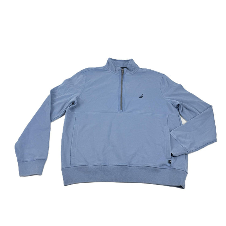 Translation missing: en.Nautica Men's Long Sleeve Half-Zip Sweatshirt Size Small Blue Classic Fit