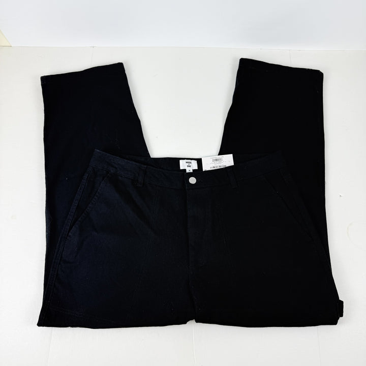 Translation missing: en.Mode of One Men's Twill Utility Pants 36X31 Deep Black Relaxed Stretch Fit