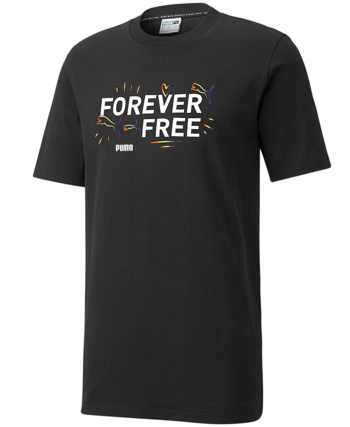 Translation missing: en.Puma Men's Forever Free Pride Graphic T-Shirt in Black-Size 2XL