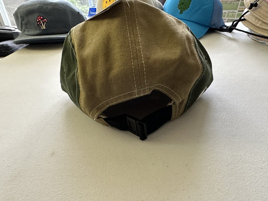Translation missing: en.Sun + Stone Mens Colorblocked Panel Cap Green/Gold Multi-O/S