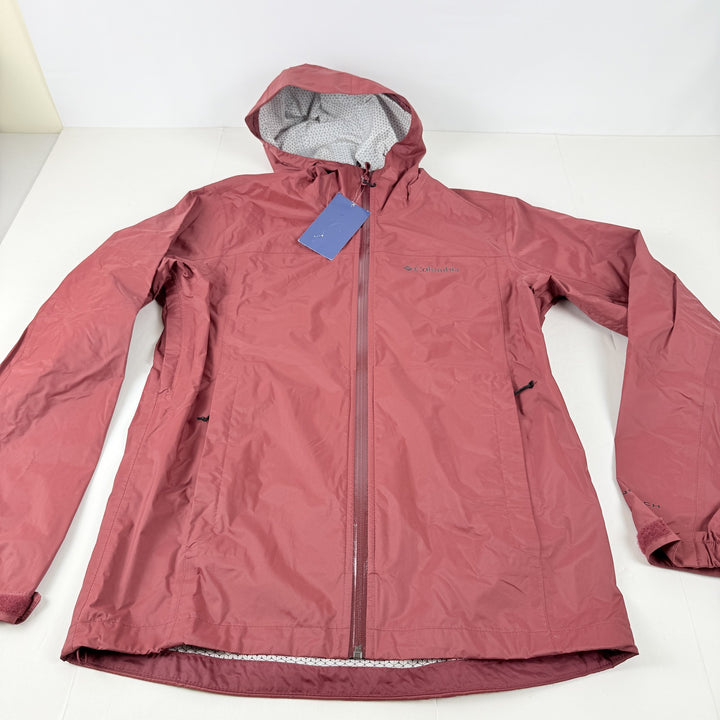 Translation missing: en.Columbia Men's EvaPOURation Omni Wick Rain Jacket Red Jasper_Size Small