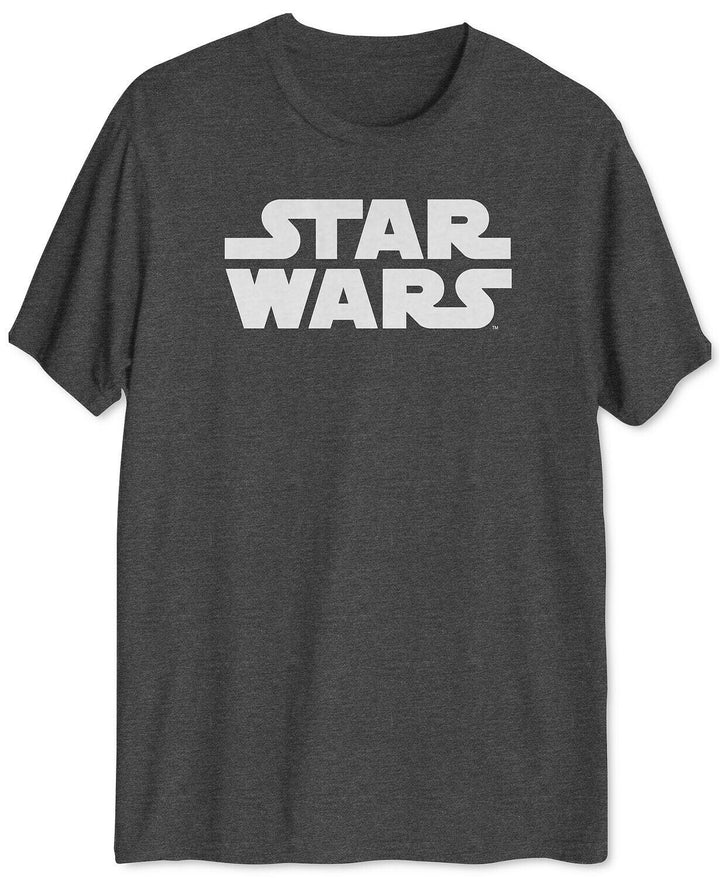 Translation missing: en.Hybrid Star Wars Logo Men's T-Shirt Charcoal Heather-Small