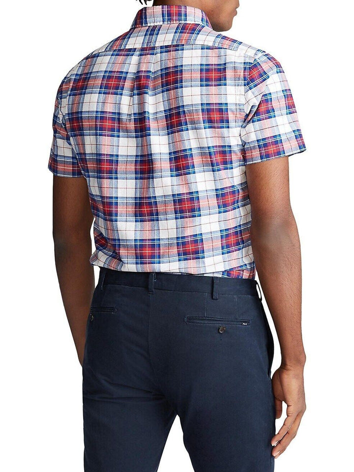 Translation missing: en.Polo Ralph Lauren Men's Classic-Fit Short-Sleeve Plaid Oxford Sport Shirt-Small