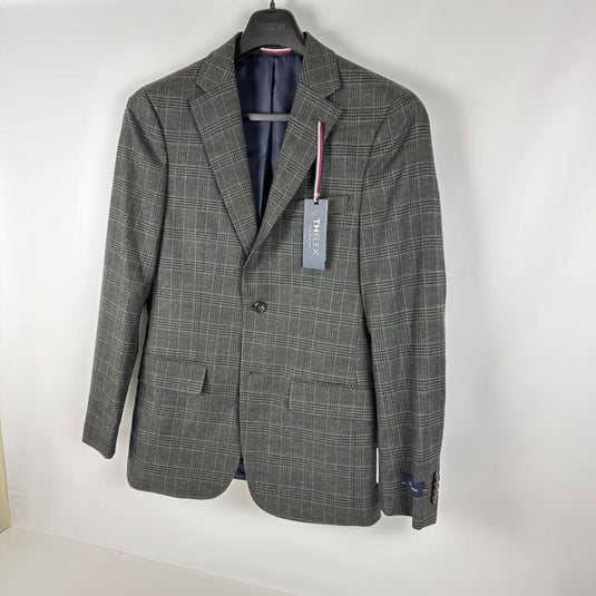 Translation missing: en.Tommy Hilfiger Conrad Men's Modern-Fit TH Flex Plaid Sport Coat-Gray Multi-36R