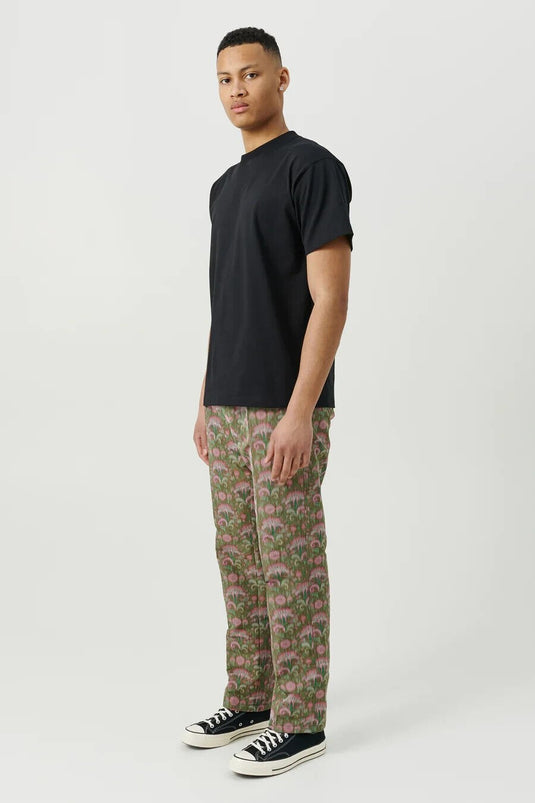 Translation missing: en.Soulland Men's Erich Drawstring Pants in Green Multi-Size XL 40-42W