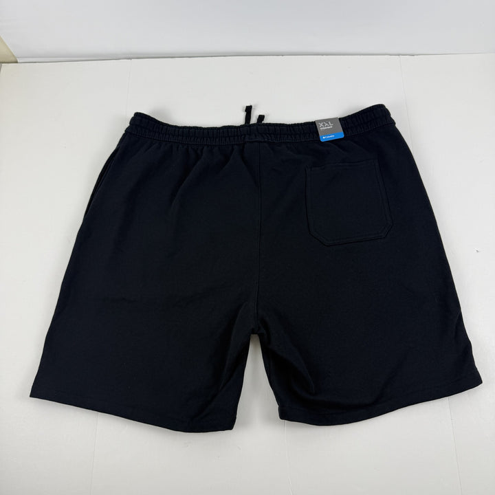 Translation missing: en.Columbia Men's Trek Relaxed-Fit Stretch Logo-Print Fleece Shorts - Black-2XL