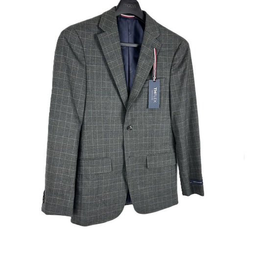 Translation missing: en.Tommy Hilfiger Conrad Men's Modern-Fit TH Flex Plaid Sport Coat-Gray Multi-36R