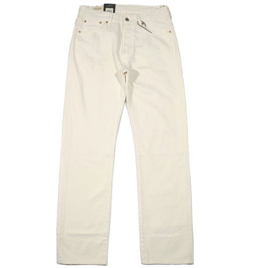 Translation missing: en.Levi's Men's 501 Original Rent Free Lightweight Jeans Off White Cotton-38x30