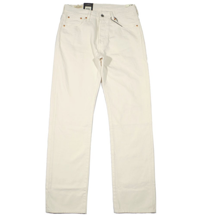 Translation missing: en.Levi's Men's 501 Original Rent Free Lightweight Jeans Off White Cotton-38x30