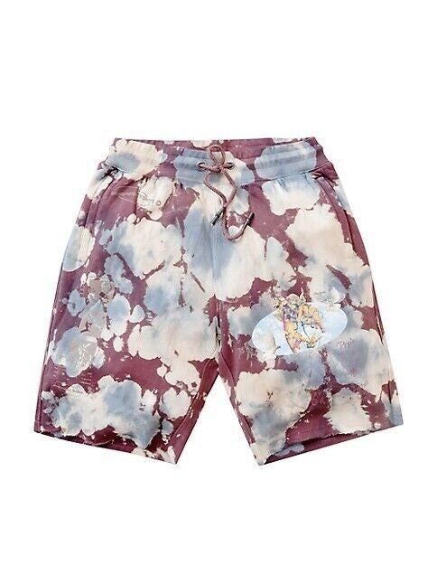 Translation missing: en.PRPS Men's All Cotton Cosmo Dyed French Terry Shorts in Multi-Size Medium
