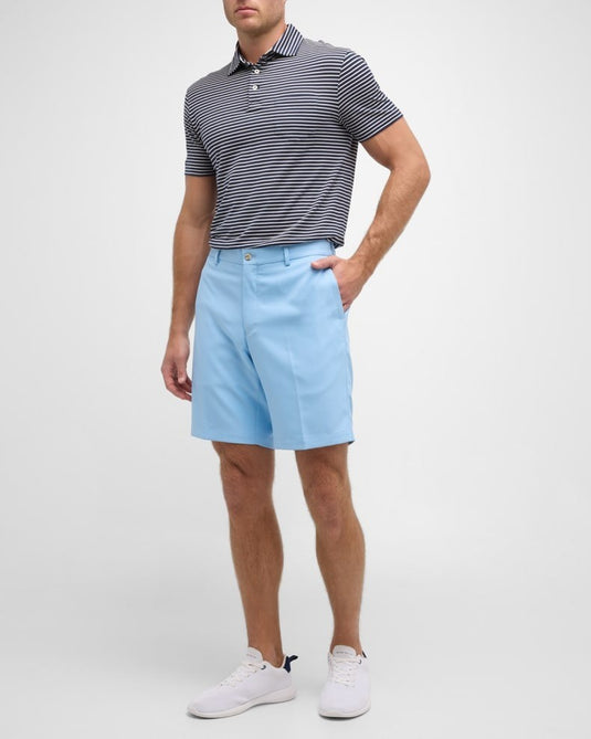 Translation missing: en.Peter Millar Men's Salem High Drape Performance Shorts in Cottage Blue Size 42