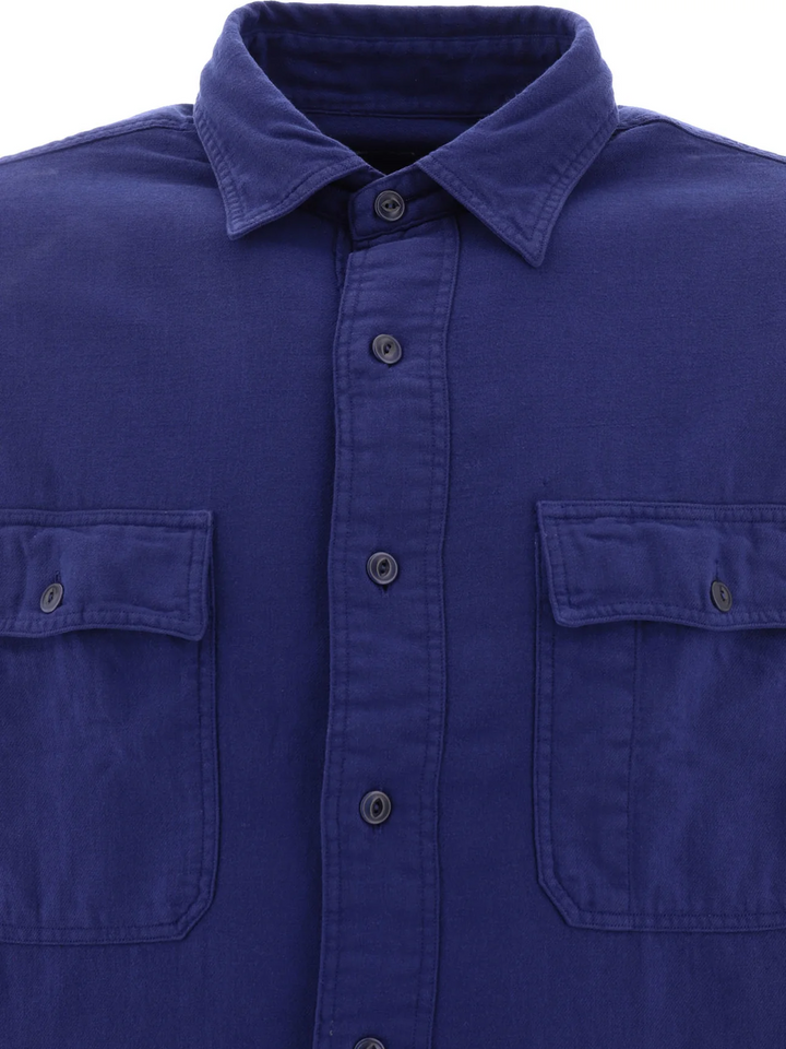Translation missing: en.Polo Ralph Lauren Men's Sahara Polo Blue Label Twill Shirt Newport Navy-Medium