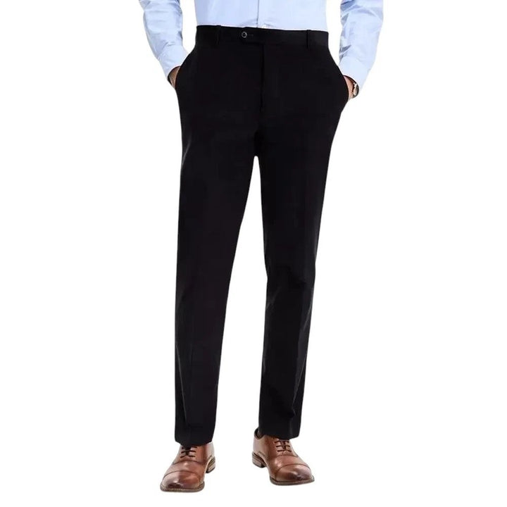 Translation missing: en.Tommy Hilfiger Mens Drew Modern-Fit Solid Corduroy Pants Black DREWPH0A-42x30