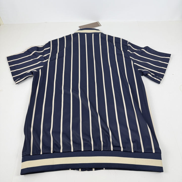 Translation missing: en.AGTAWH All Good Paris Cherry Street Track Jacket Short Sleeve Indigo Blue-Large