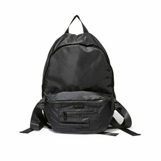Translation missing: en.Steve Madden Men's Backpack with Large Detachable Fanny Pack in Black