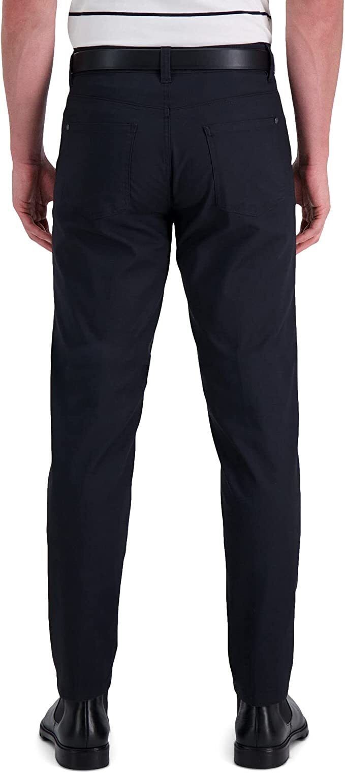 Translation missing: en.Kenneth Cole Reaction Men's Slim-Fit Techni-Cole Canvas Pants in Black-32x32