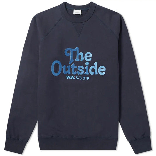 Translation missing: en.WOOD WOOD HESTER THE OUTSIDE SWEAT SHIRT NAVY-SIZE SMALL