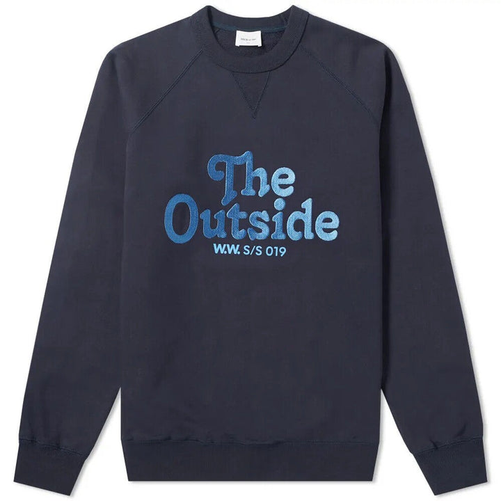 Translation missing: en.WOOD WOOD HESTER THE OUTSIDE SWEAT SHIRT NAVY-SIZE SMALL