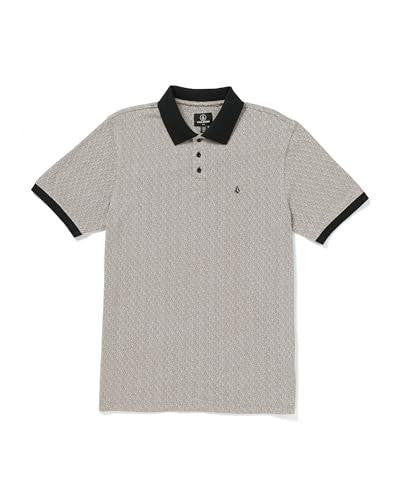 Translation missing: en.Volcom Men's Relaxed Fit Natural Stone Polo Short Sleeve Shirt in Teak-2XL