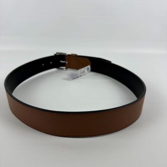 Translation missing: en.Michael Kors Mens Pebble Leather Jean Belt Brown-Size 32