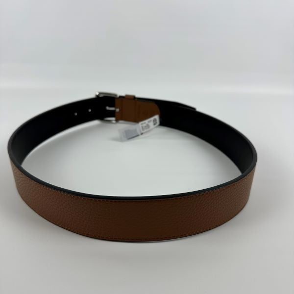 Translation missing: en.Michael Kors Mens Pebble Leather Jean Belt Brown-Size 32