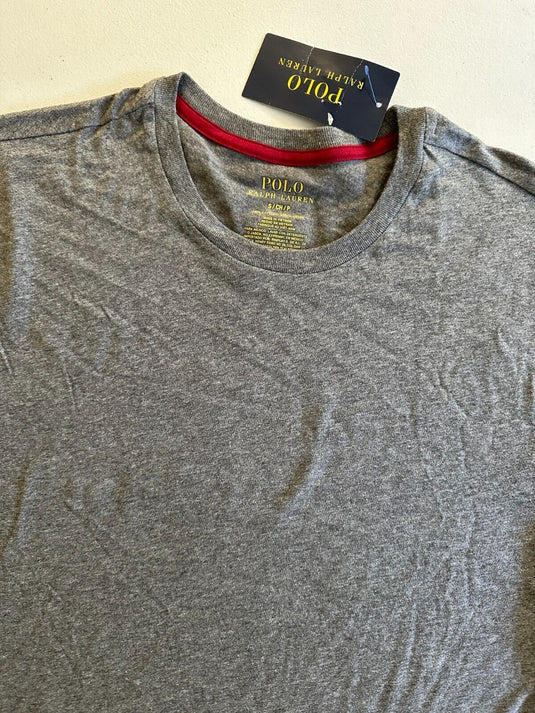 Translation missing: en.Polo Ralph Lauren Men's Cotton Crewneck Sleep Undershirt in Charcoal-Small